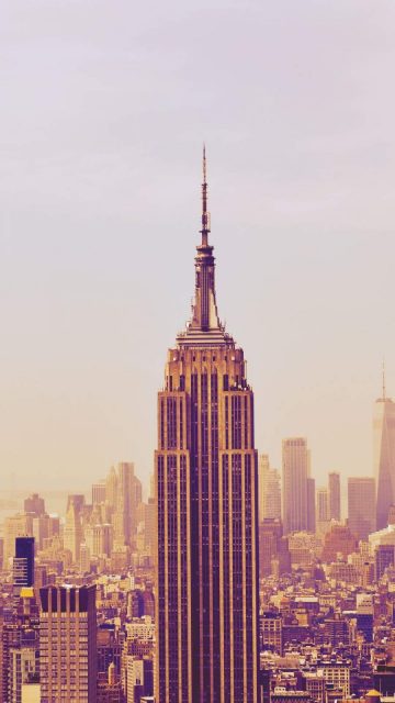 Empire State Building New York iPhone Wallpaper