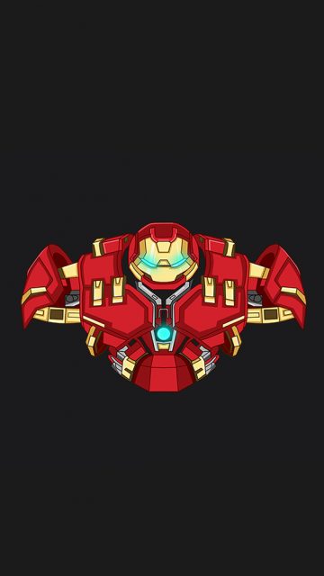 Hulkbuster Minimal iPhone Wallpaper