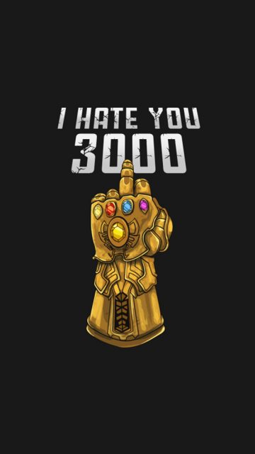 I Hate You 3000 iPhone Wallpaper 1