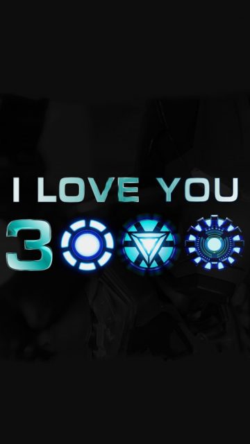 I Love You 3000 Iron Man iPhone Wallpaper