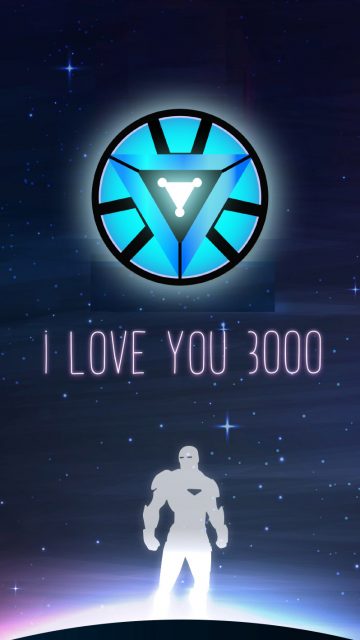 I Love You 3000 Ironman iPhone Wallpaper