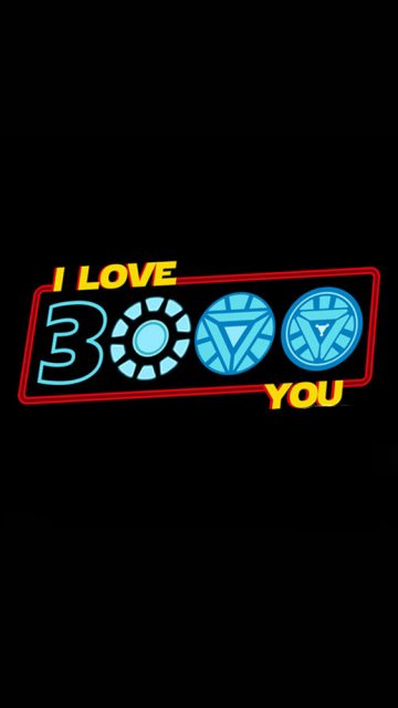 I Love You 3000 Times iPhone Wallpaper