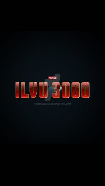 I Luv You 3000 iPhone Wallpaper