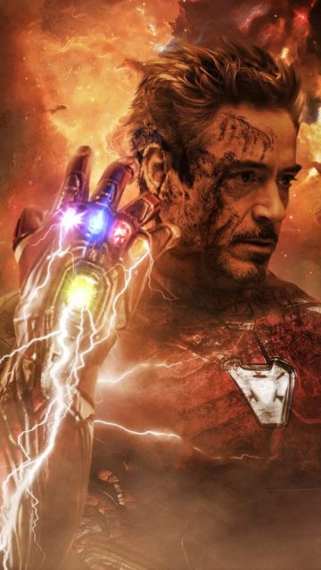 I am Iron Man Snap iPhone Wallpaper
