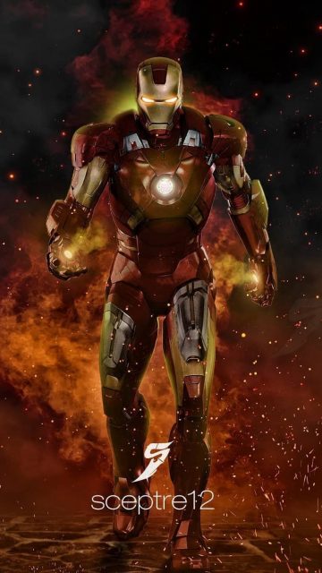 Iron Man Armor Mark III iPhone Wallpaper