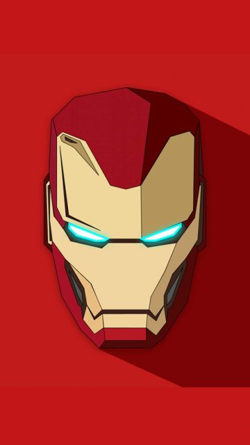 Iron Man Armor Mask iPhone Wallpaper