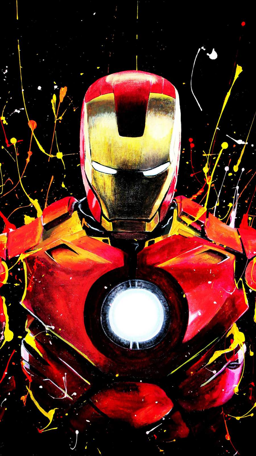Iron Man Color Paint Art IPhone Wallpaper - IPhone Wallpapers : iPhone  Wallpapers