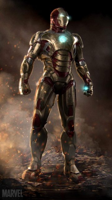 Iron Man MK42gg iPhone Wallpaper