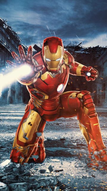 Iron Man Mark 45 iPhone Wallpaper