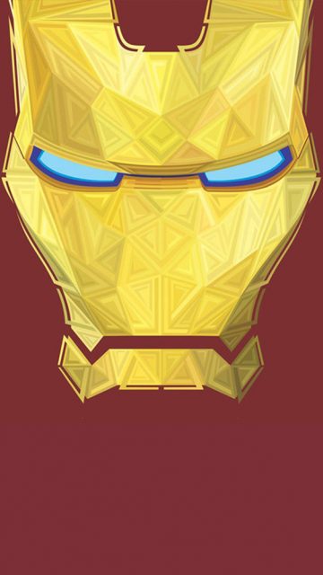 Iron Man Mask iPhone Wallpaper