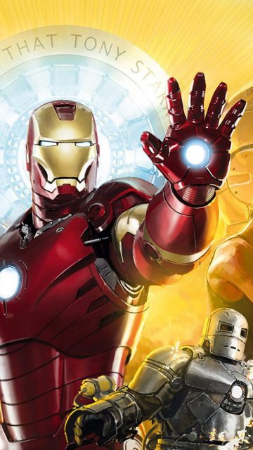 Iron Man Movie Art iPhone Wallpaper