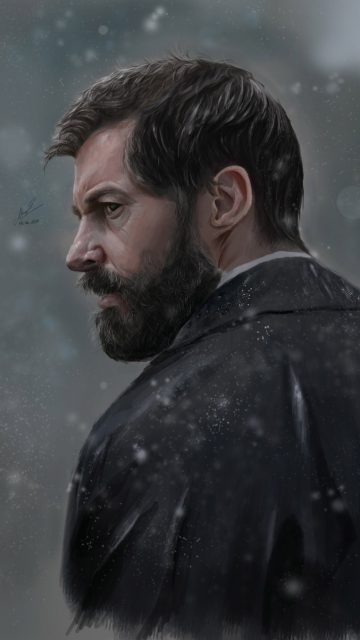 Logan in Rain iPhone Wallpaper