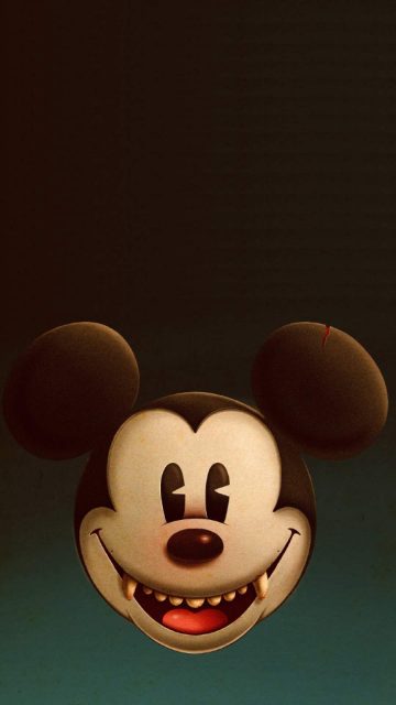 Mickey Mouse Halloween iPhone Wallpaper