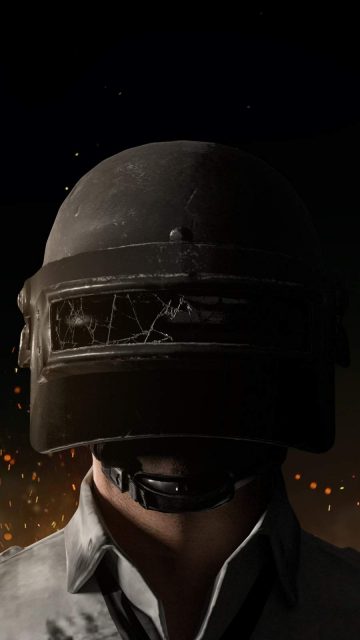 Pubg Helmet Guy iPhone Wallpaper