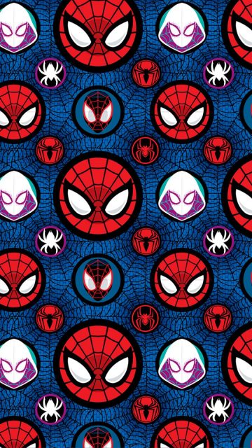 Spider Verse Pattern iPhone Wallpaper