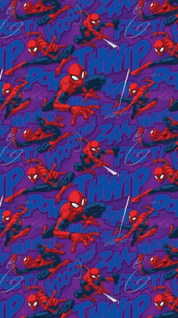 Spiderman Art Pattern iPhone Wallpaper