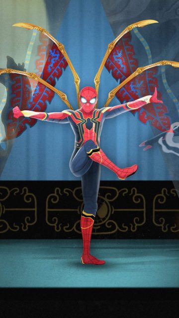 Spiderman Dance iPhone Wallpaper