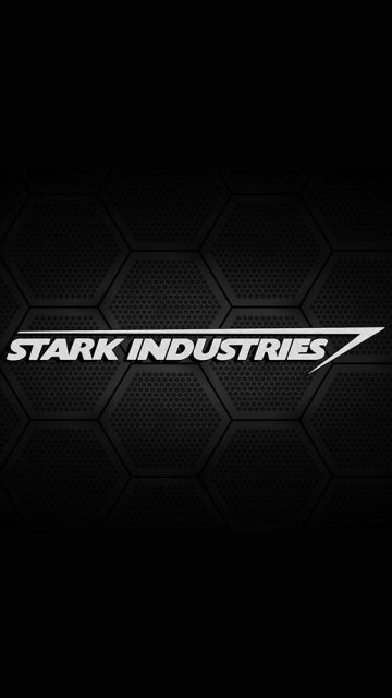 Stark Industries Black iPhone Wallpaper