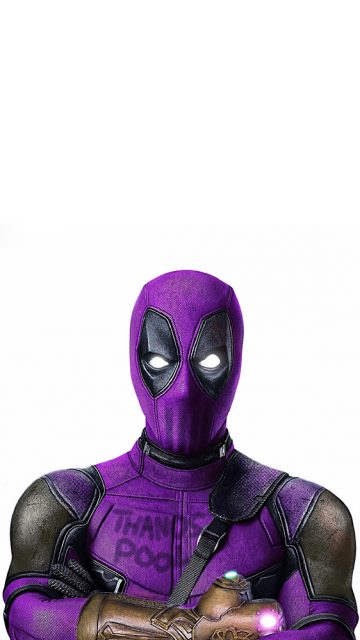 Thanos Deadpool iPhone Wallpaper