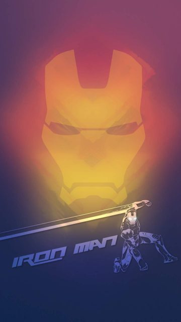 The Iron Man Art iPhone Wallpaper