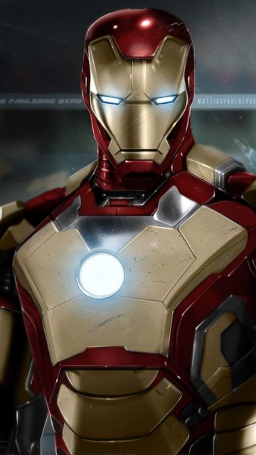 The Iron Man Mark 42 iPhone Wallpaper