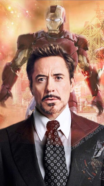 The Tony Stark Iron Man iPhone Wallpaper
