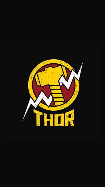 Thor Hammer iPhone Wallpaper