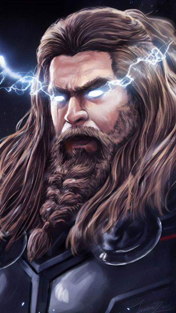 Thor Thunder Lighting iPhone Wallpaper