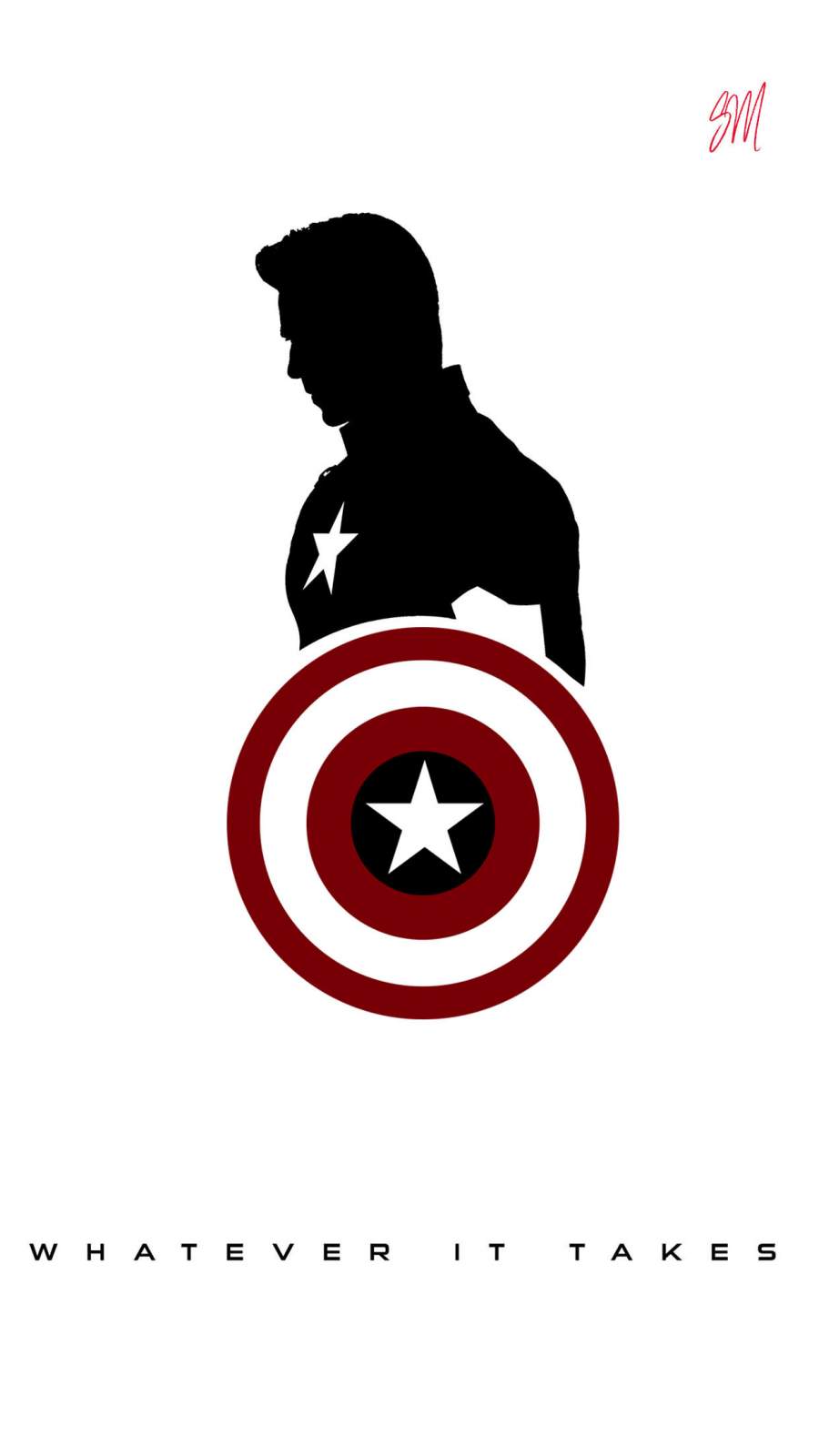 Whatever it Takes Captain America iPhone Wallpaper