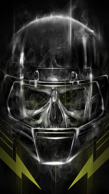 Zombie American Football iPhone Wallpaper