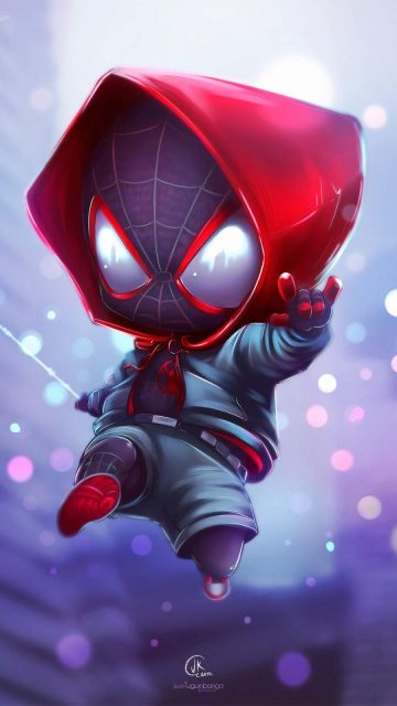 Adorable Spiderman iPhone Wallpaper