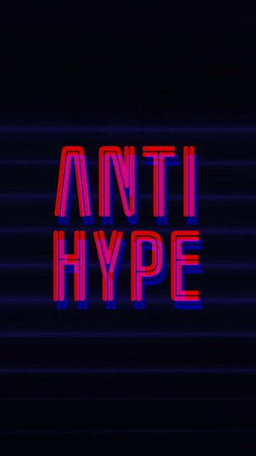 Anti Hype iPhone Wallpaper