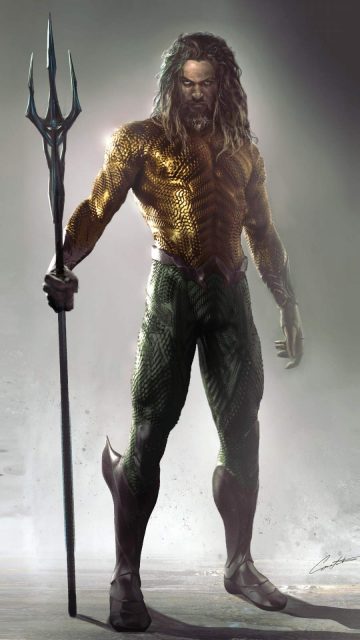 Aquaman Art iPhone Wallpaper 1