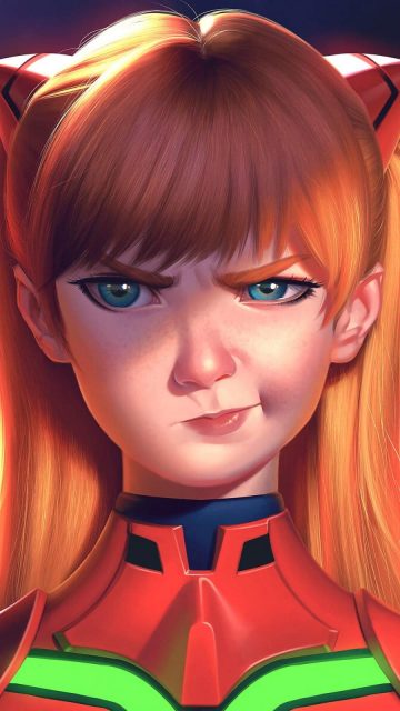 Asuka Langley Soryu iPhone Wallpaper