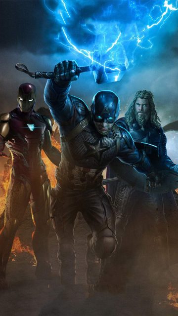 Avengers Heroes iPhone Wallpaper