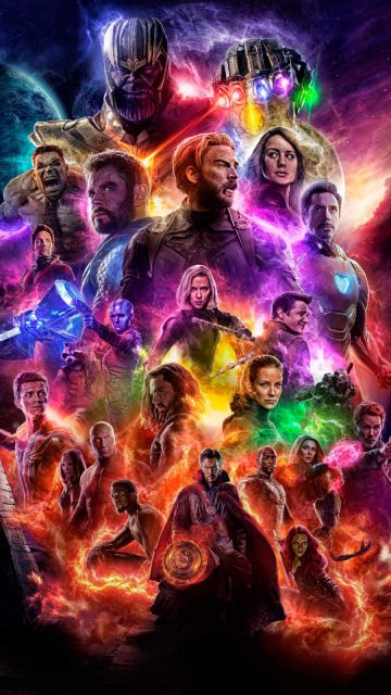 Avengers Offical Poster Artwork iPhone Wallpaper