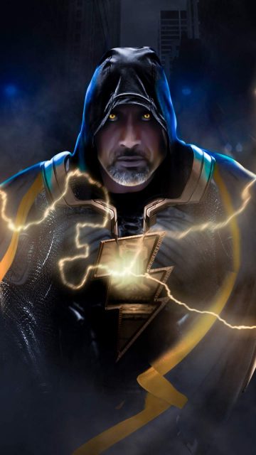 Black Adam Art iPhone Wallpaper