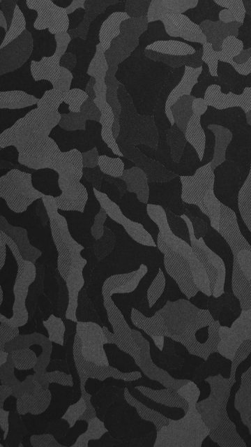 Black Camouflage iPhone Wallpaper