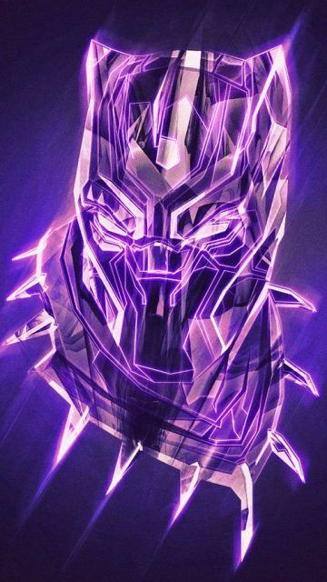 Black Panther King Artwork iPhone Wallpaper