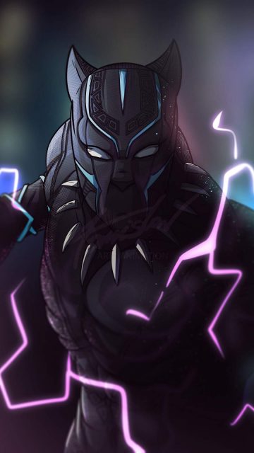 Black Panther New iPhone Wallpaper