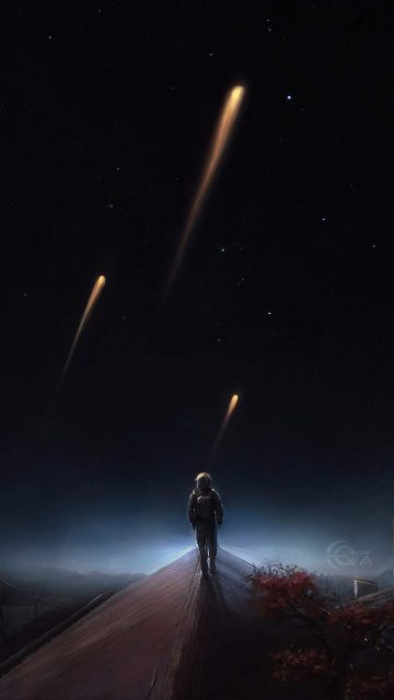 Close to The Stars iPhone Wallpaper