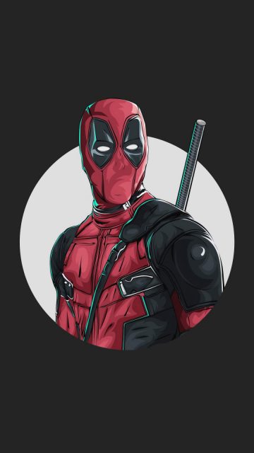 Deadpool Art iPhone Wallpaper