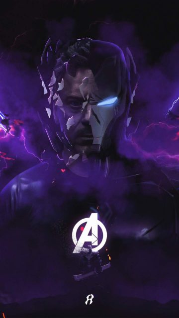 Iron Man Endgame iPhone Wallpaper