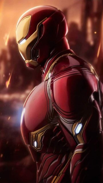 Iron Man Mark 85 Closeup iPhone Wallpaper