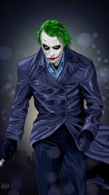 Joker Artwork iPhone Wallpaper