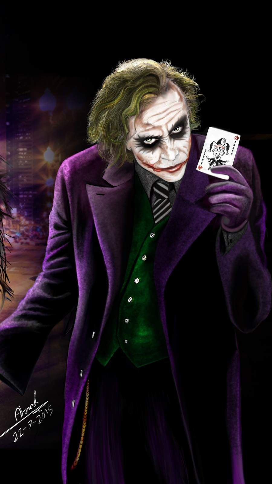 Joker With Card Wallpapers - Wallpaper Cave