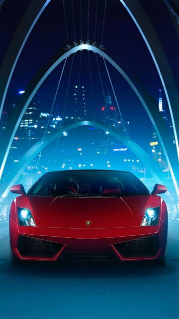 Lamborghini Gallardo iPhone Wallpaper