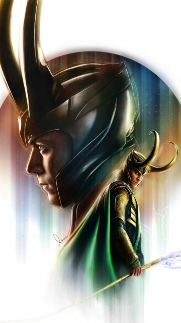 Loki Art iPhone Wallpaper