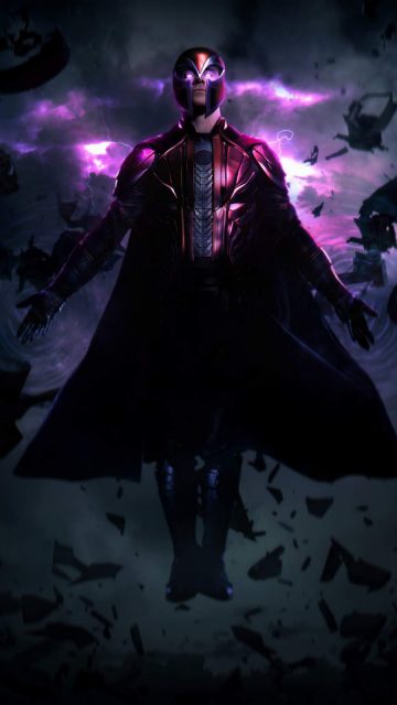 Magneto Artwork iPhone Wallpaper