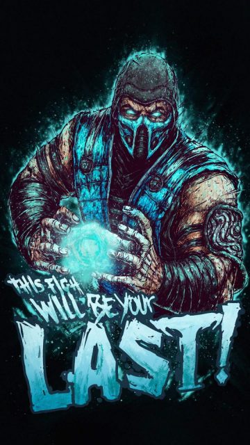 Mortal Kombat Fight iPhone Wallpaper